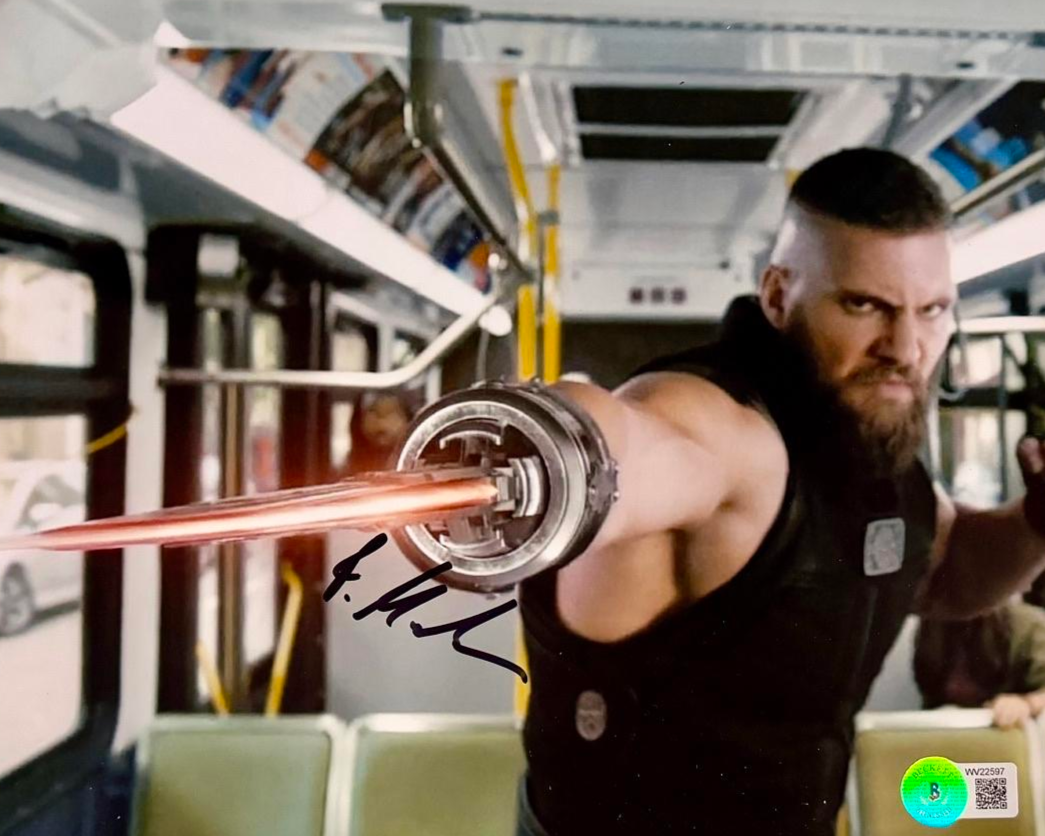 Florian Munteanu Signed 8x10 Photo (Shang-Chi) - Beckett COA